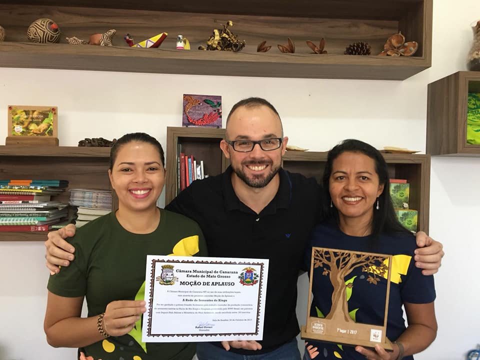Rede de Sementes do Xingu recebe homenagem em Canarana